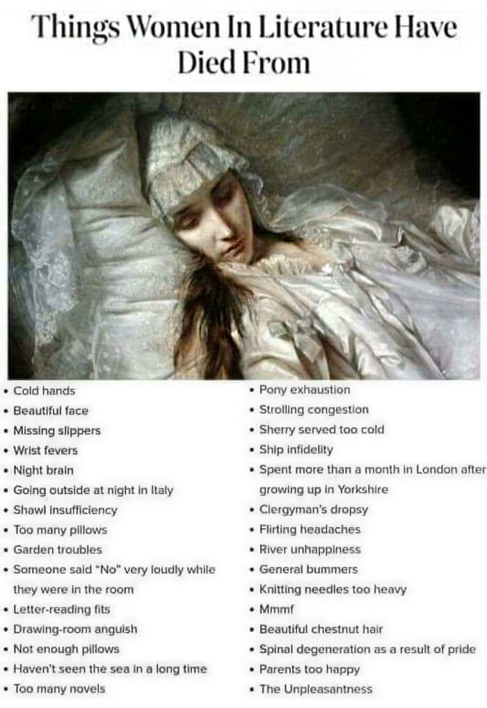 Ah Yes, The Good Ol' Death By "Letter-Reading Fits"