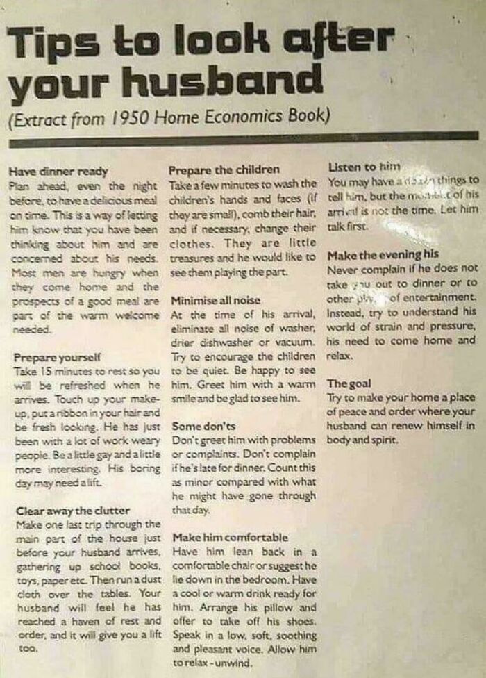 Found This On My Reddit Page. Just In Case Us Ladies Forgot, Here’s A Reminder Of How We Should Be !!