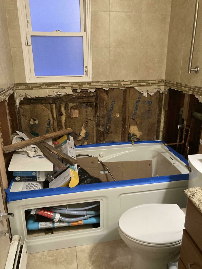 You’ll Be Bathing In Your New Tub By Sunday. The Contractor Said Last Wednesday