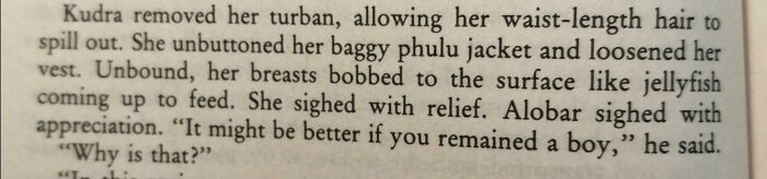 What Is That Supposed To Mean?? (Book: Jitterbug Perfume By Tom Robbins)