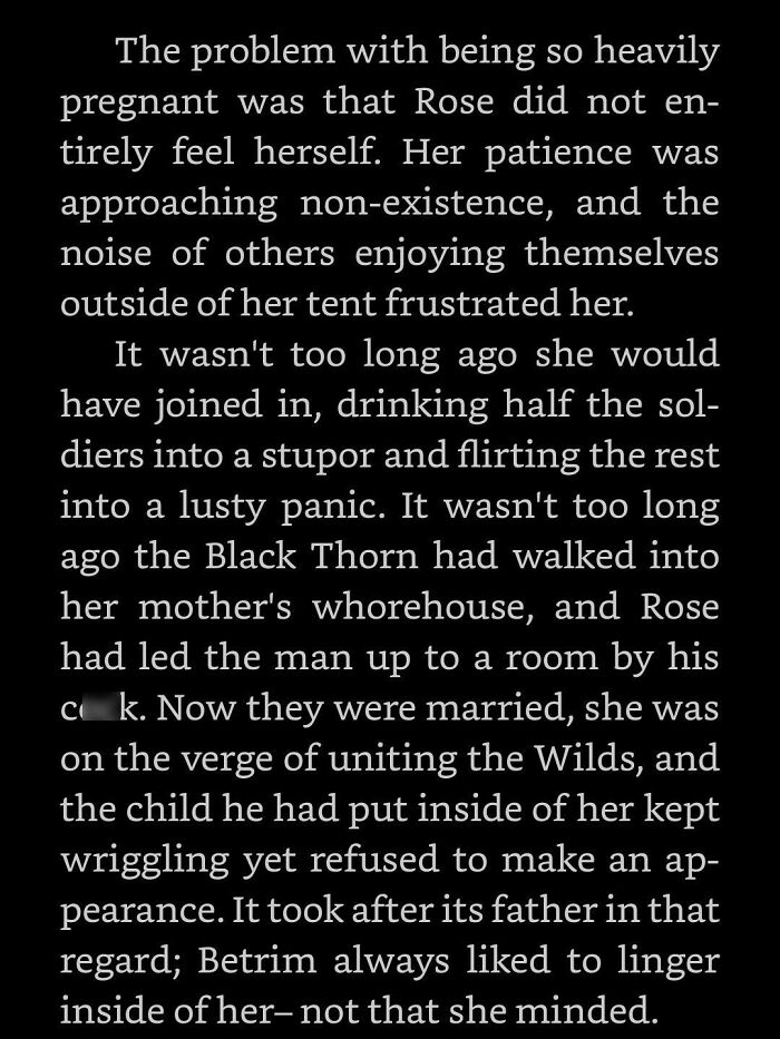 That's What Every Pregnant Woman Thinks About Her Child. City Of Kings By Rob J. Hayes