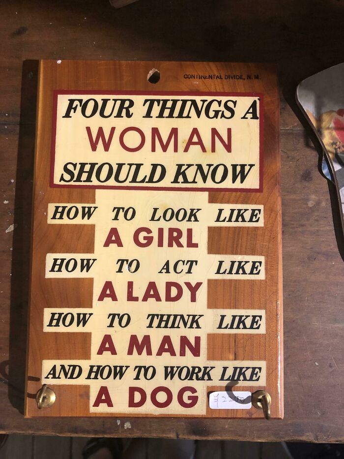 Found In An Antique Store- Have We Forgotten Our Core Values?!