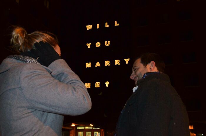 My Best Friend Proposed To His Girlfriend Last Week In A 10-Story College Dormitory