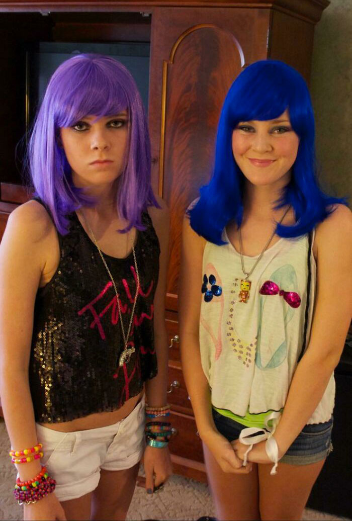 My Sister And I Going To A Ke$ha Concert In 2011. Our Personality Differences Are Clear