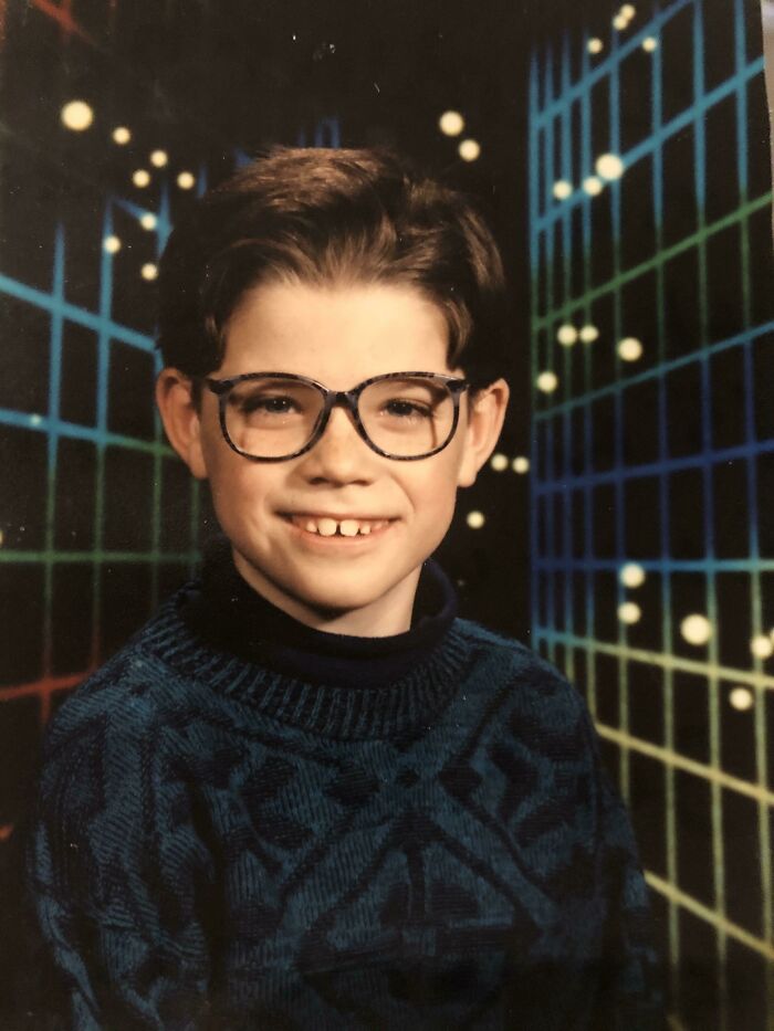 Estaba tan orgulloso de lo bien que me veía con este fondo en 1994