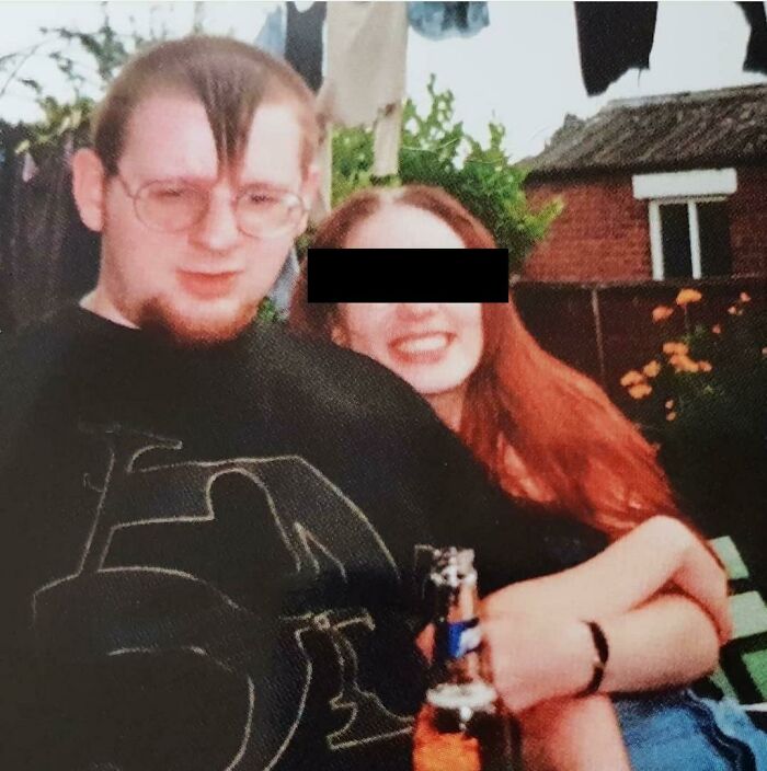 Me At My 21st Birthday Party. I'm In The Early Stages Of Growing A 'Devilock' And Have An Obligatory 90s Goatee And A Hatred For All Mankind