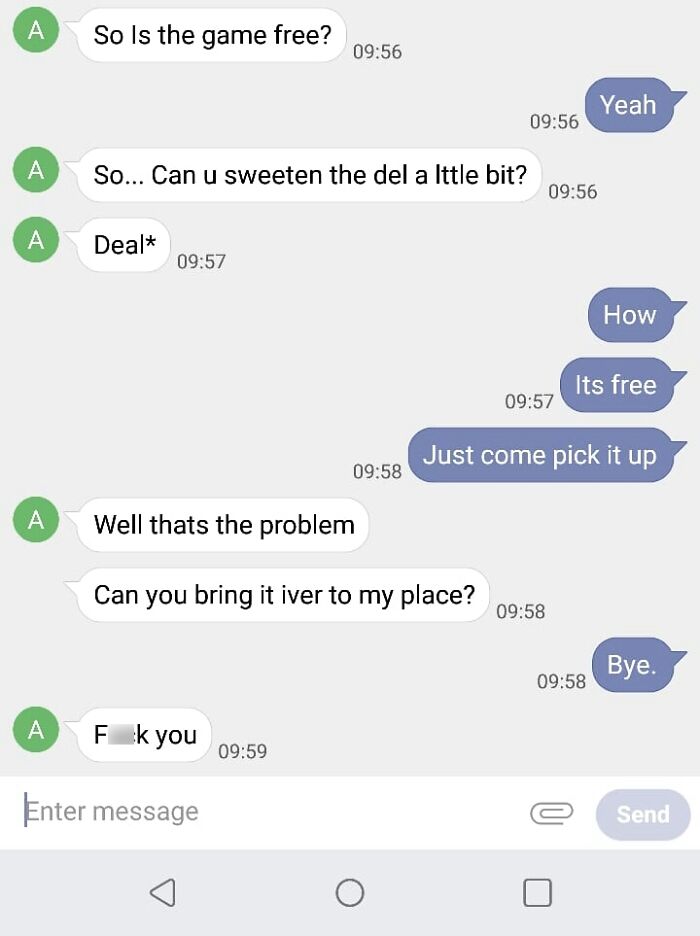 This Guy Wanted Me To Drive 3 Hours To Give Him A Free Game