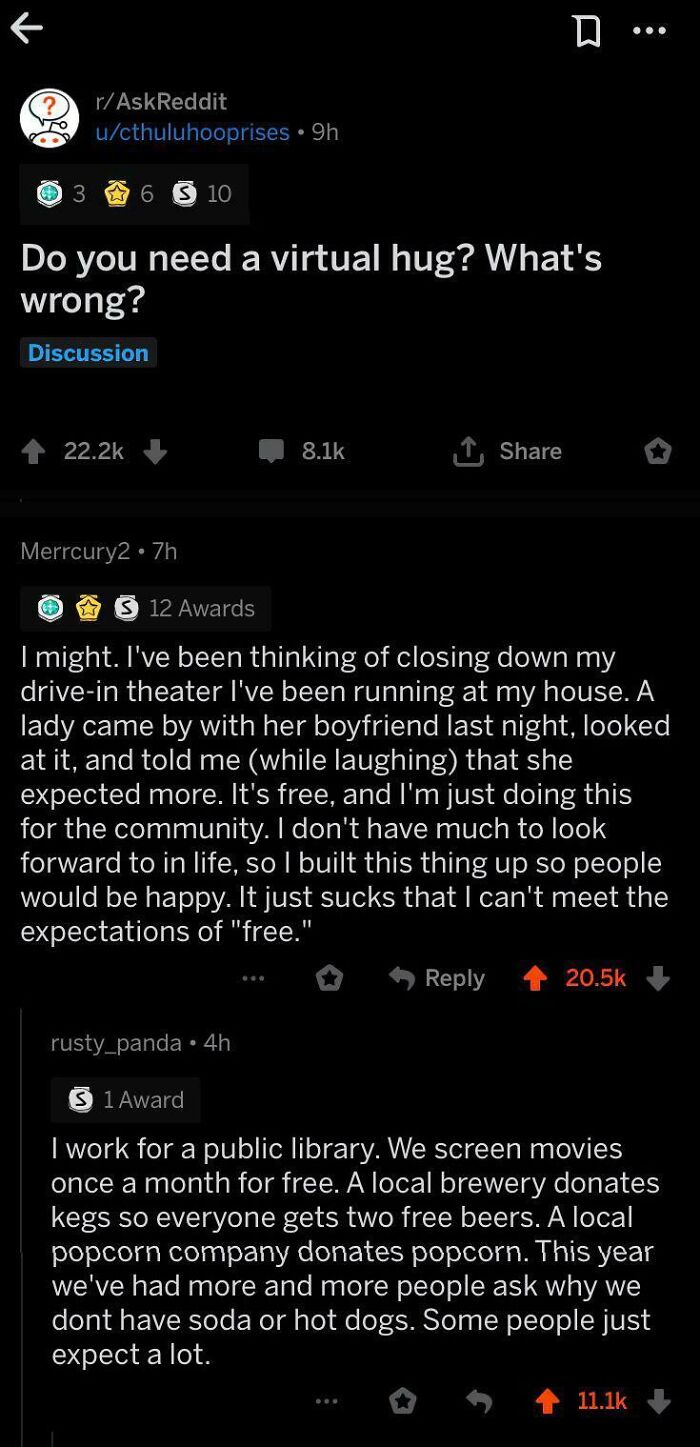 Choosing Beggars Are Expecting More From Free Movie Showings