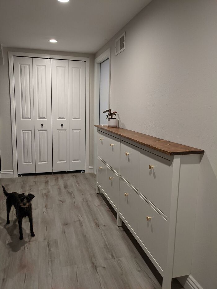 My Twinned Hemnes Shoe Cabinet