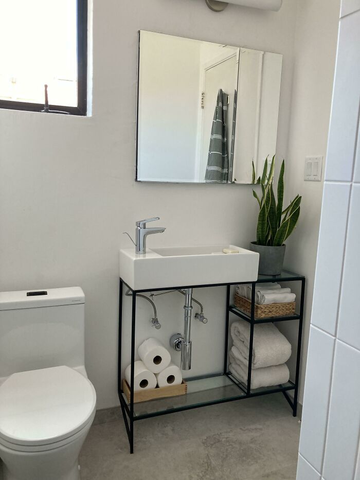 IKEA Lillangen Sink With Custom Base