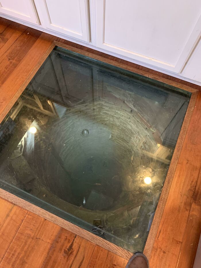 Someone I Know Has A Glassed Over Well In Their Kitchen From The Mid-1700s