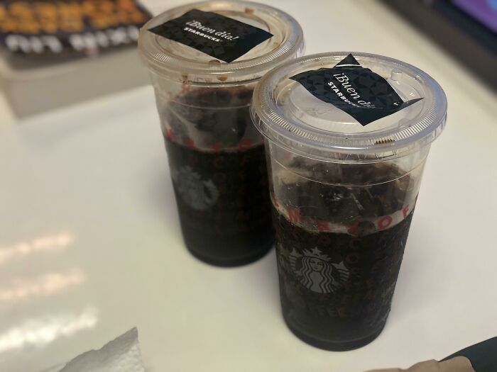 Around Beginning Of Pandemic, Ordered Two Large Lattes On Uber Eats, Added Note "Don't Send Latte, Just Fill Cup With As Much Iced Espresso As Possible With This Much Money"