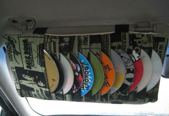 Cd Holders That Strap Onto Your Sun Visor