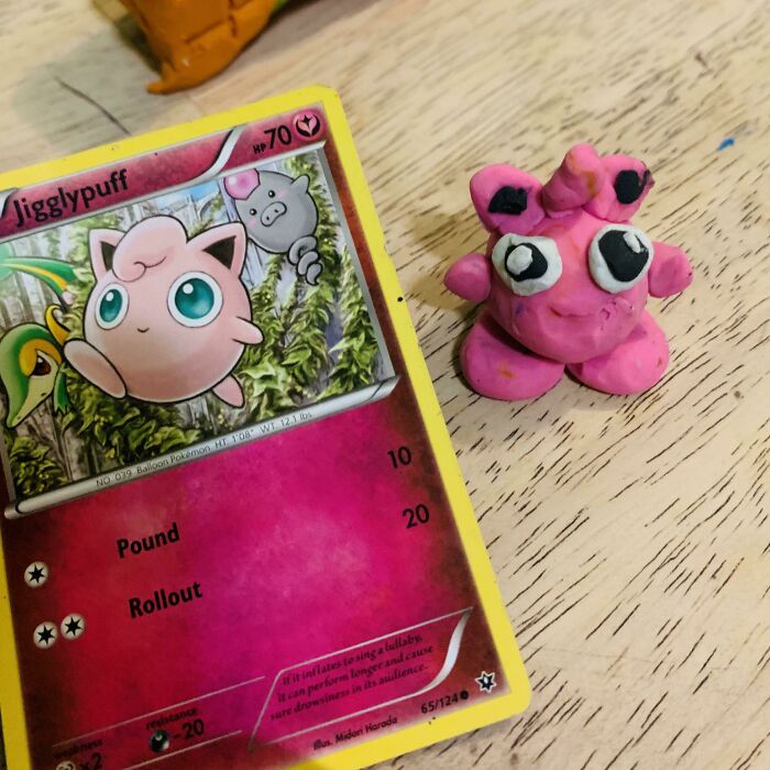 Trying To Show My Son Modeling Clay Is Easy