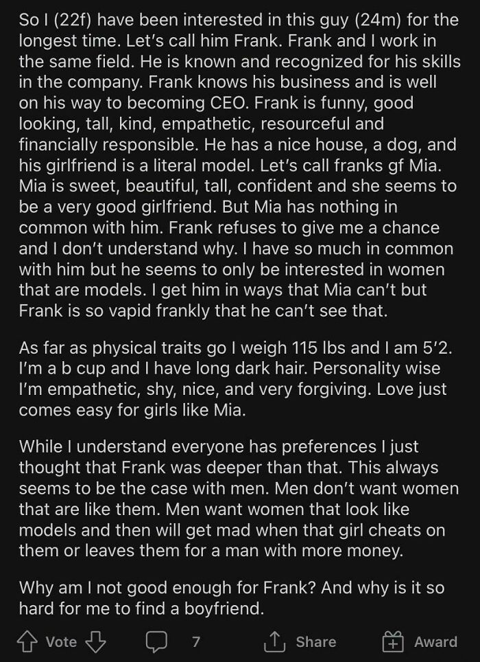 Why Won’t He Leave His Girlfriend That He Cares About, Who Is Probably A Cheater Because She’s Not As Ambitious As Nicegirl?