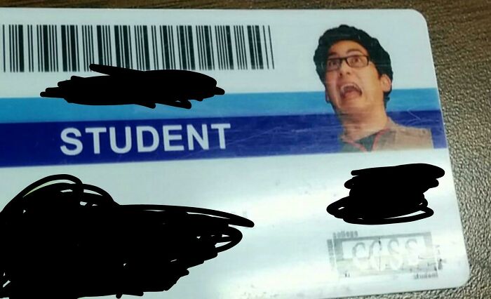 My Friend Has The Best Student Id Photo I've Seen