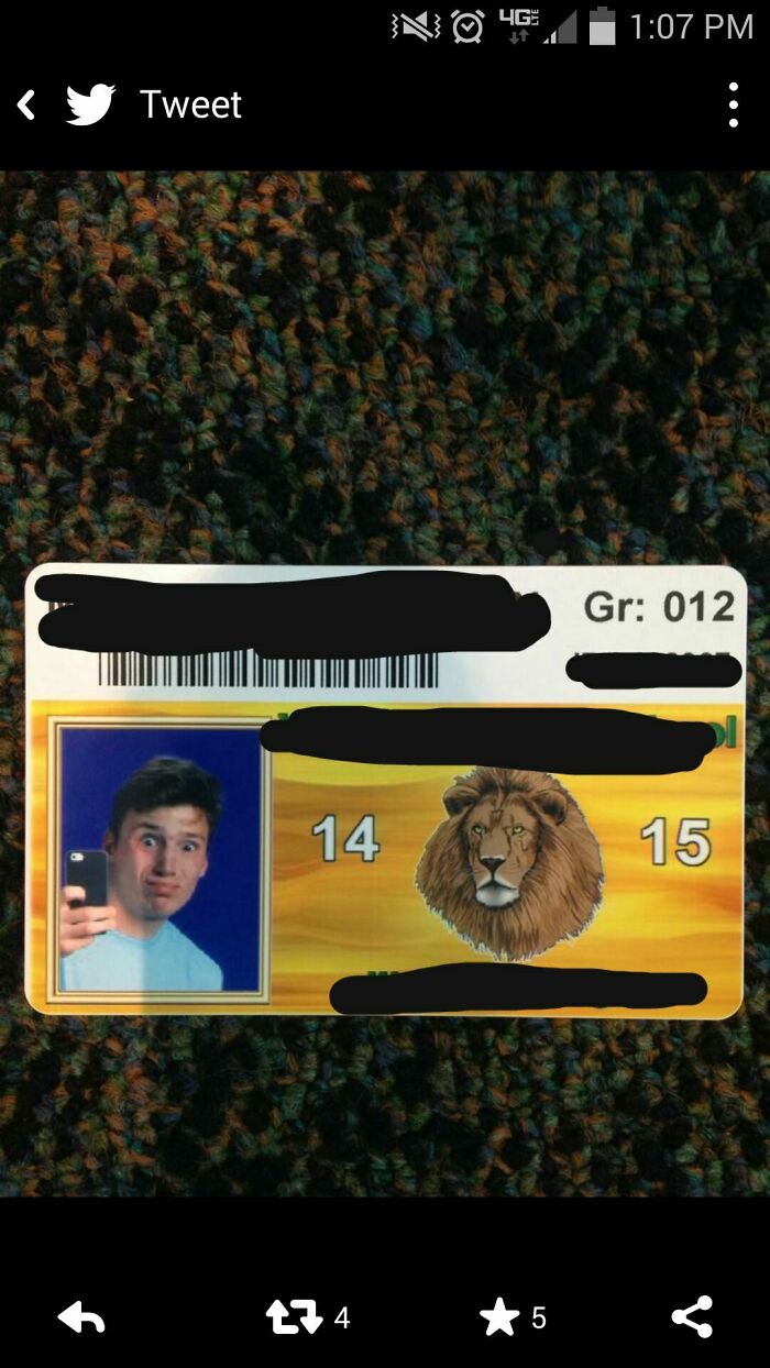 My Friend Got A Pretty Good School Id Photo