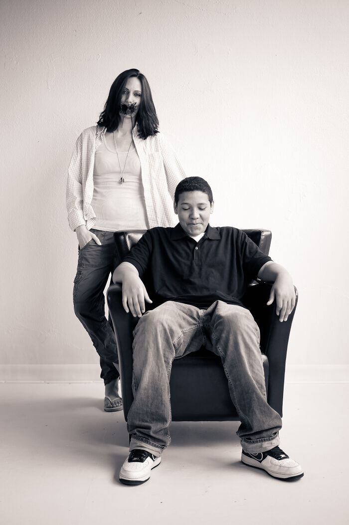 Photo Shoot With My Son. We Spent The Day Together Just Being Us.