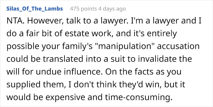 Woman Takes Care Of Her Grandpa, Everyone Else In The Family Ignores Him Until He Passes Away And Leaves Everything To Her Woman Takes Care Of Her Grandpa, Everyone Else In The Family Ignores Him Until He Passes Away And Leaves Everything To Her