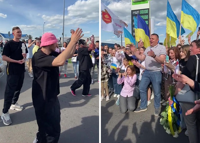 Eurovision 2022 Winners Sing At Polish Border Alongside Soldiers And Fans Alike Eurovision 2022 Winners Sing At Polish Border Alongside Soldiers And Fans Alike