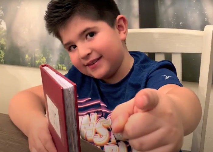 An 8-Year-Old Snuck His Handwritten Book Onto A Library Shelf, Now It Has A Waitlist Of Over 100 People An 8-Year-Old Snuck His Handwritten Book Onto A Library Shelf, Now It Has A Waitlist Of Over 100 People
