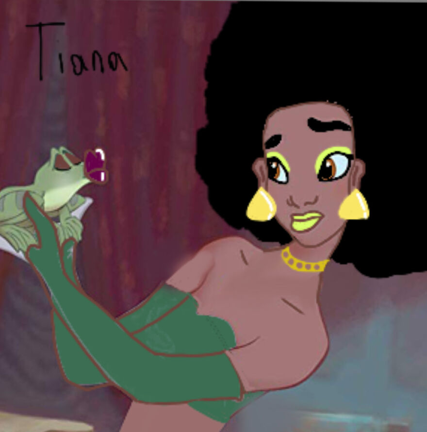 I Drew Some Disney Princess Glow UPS (5 Pics)