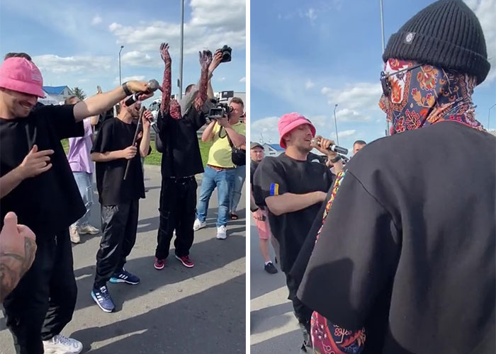 Eurovision 2022 Winners Sing At Polish Border Alongside Soldiers And Fans Alike Eurovision 2022 Winners Sing At Polish Border Alongside Soldiers And Fans Alike