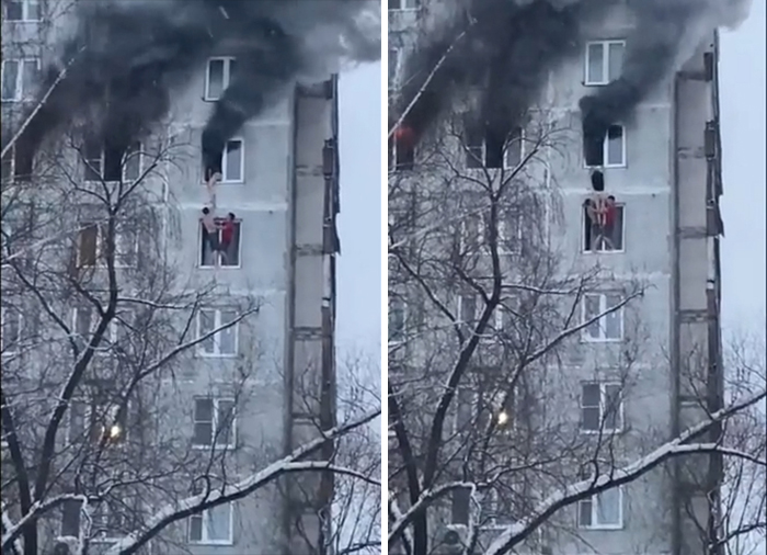 Two Guys Saved A Girl From Fire