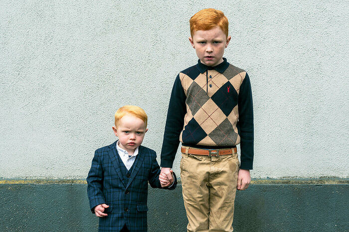 Los hermanos Connors, viajeros irlandeses, Wexford, Irlanda 2021 De la serie "Viajeros irlandeses (también conocidos como Mincéirs) ' © Joseph-Philippe Bevillard