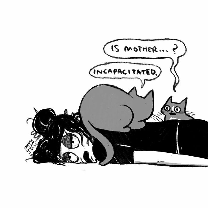 Artist Illustrates Daily Struggles And Life With Cats And A Kid In These New Comics