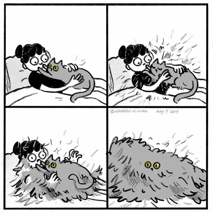 Artist Illustrates Daily Struggles And Life With Cats And A Kid In These New Comics