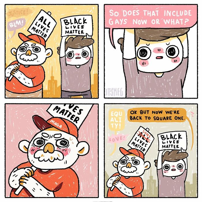 Artist Shows In Very Funny Comics His Daily Struggles For Life