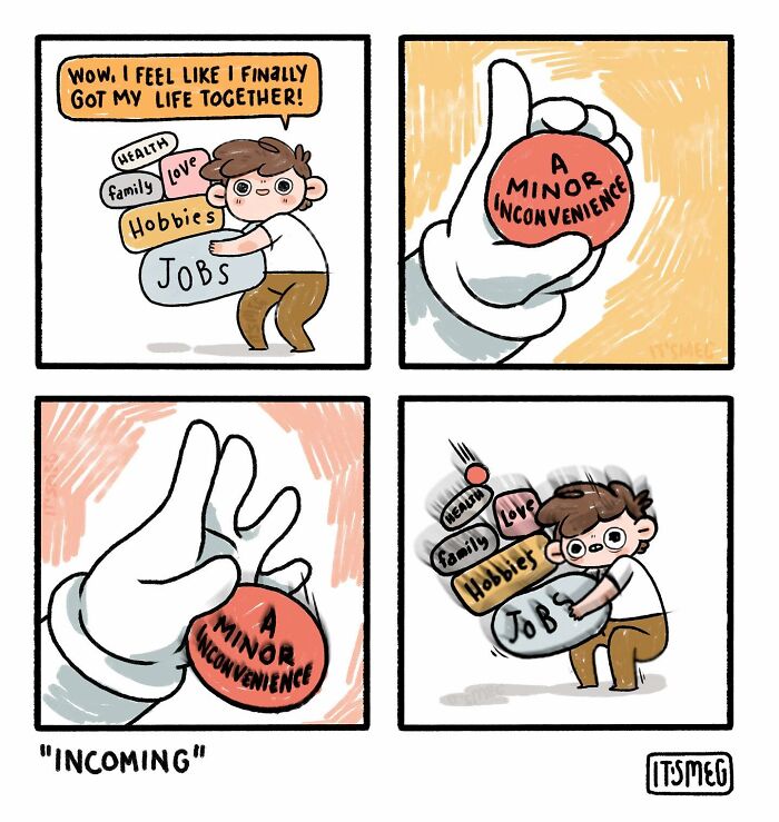 Artist Shows In Very Funny Comics His Daily Struggles For Life