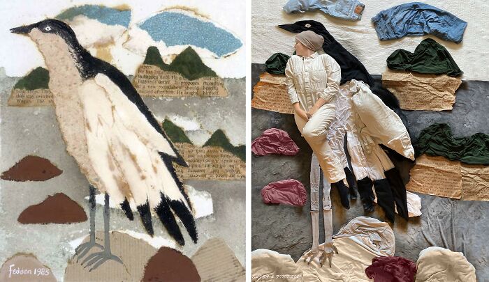 Bird, 1985 By Mary Fedden vs. Bird, 2021