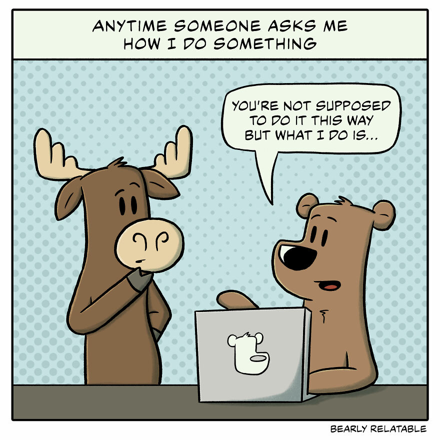 Bearly Relatable Comic