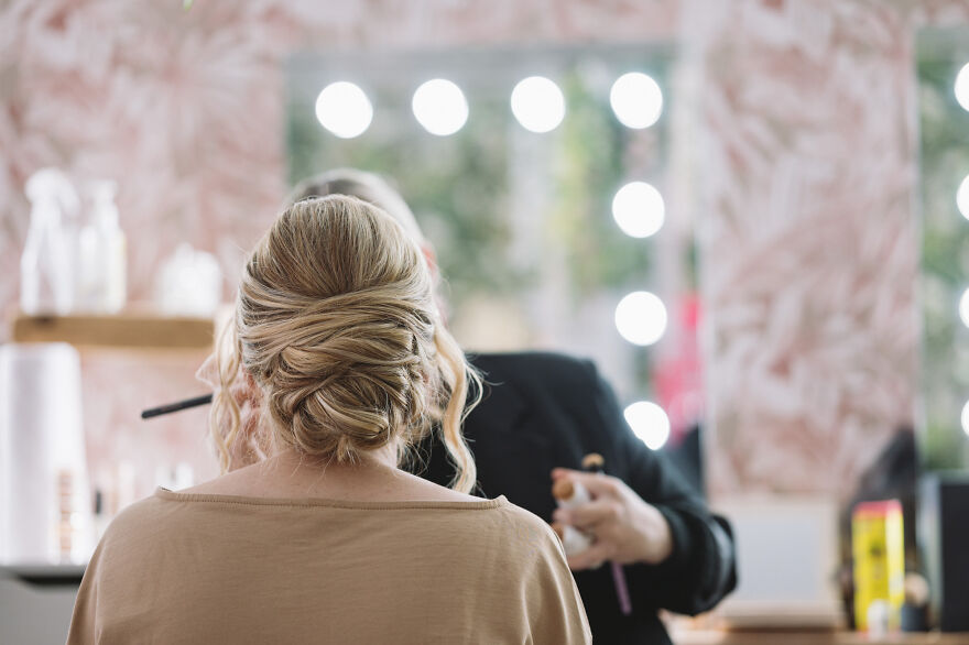 Bridal Preparations At Honey Blush In Nantwich