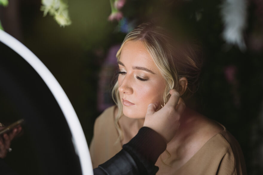 Bridal Preparations At Honey Blush In Nantwich
