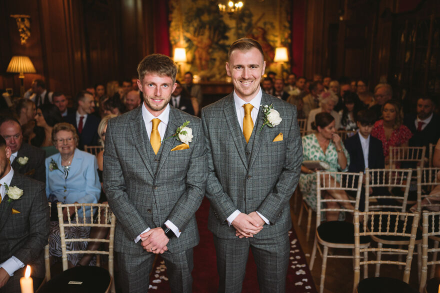 Groom & Best Man Ready & Waiting