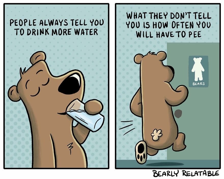 Bearly Relatable Comic