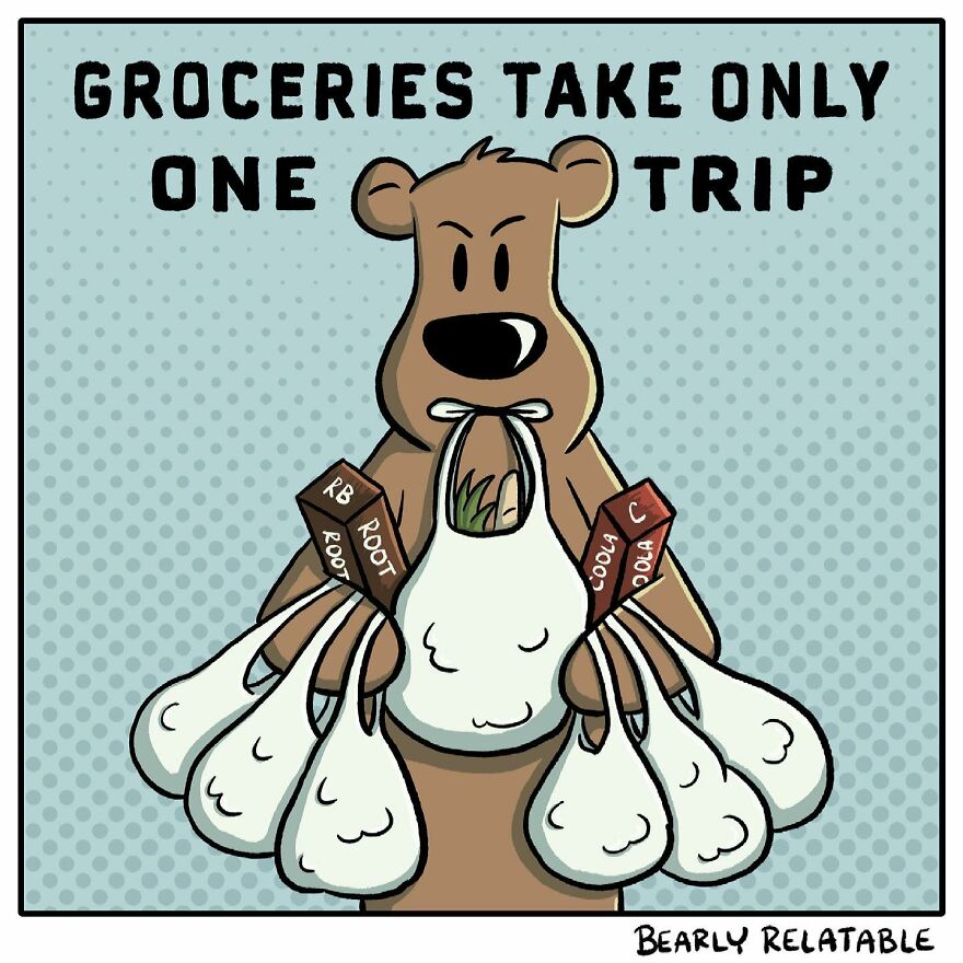 Bearly Relatable Comic