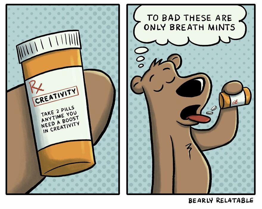 Bearly Relatable Comic