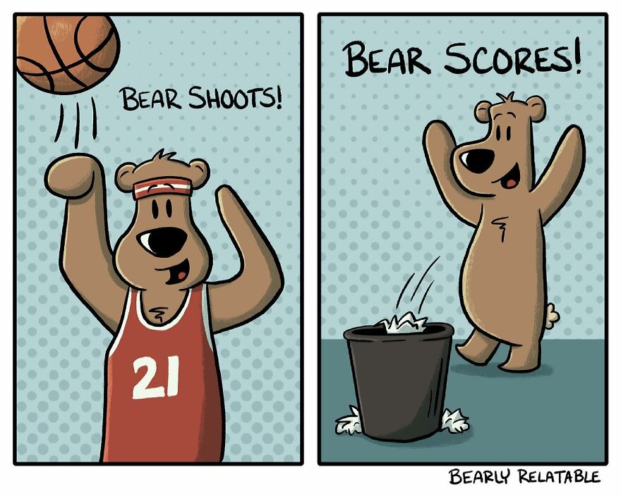 Bearly Relatable Comic