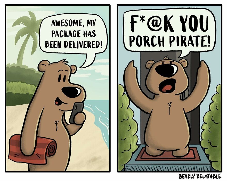 Bearly Relatable Comic