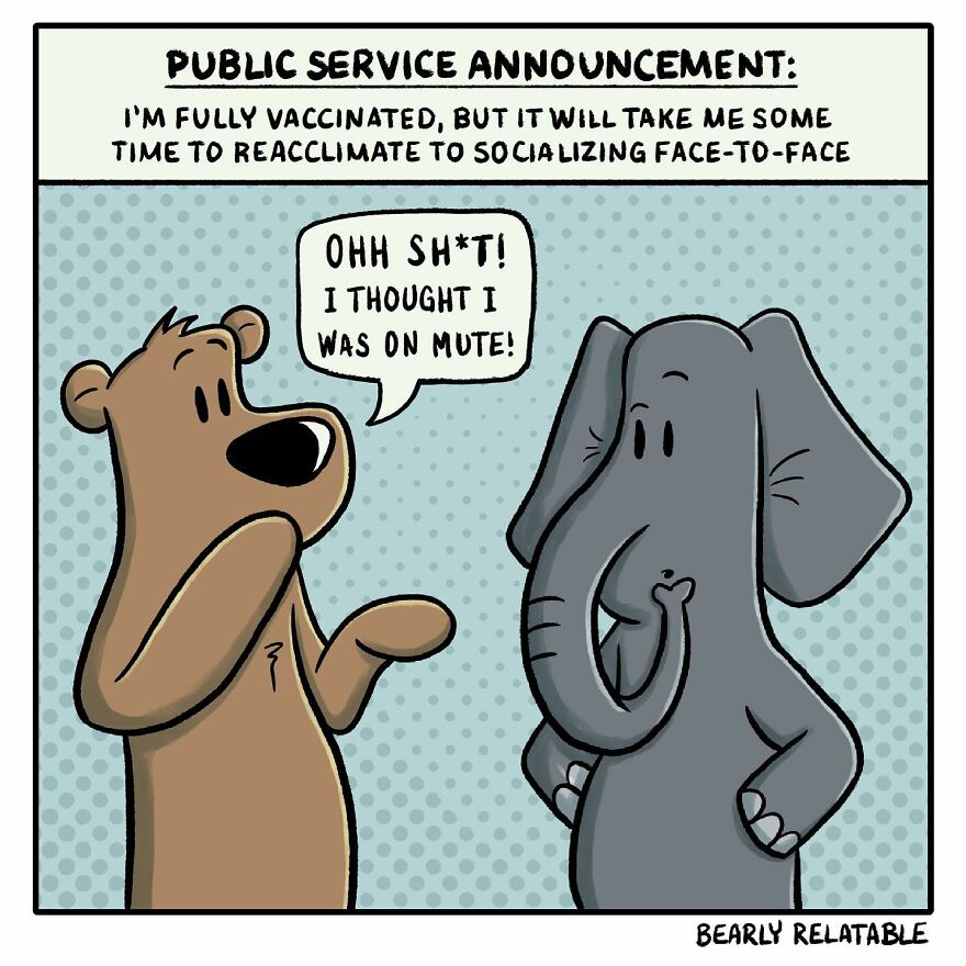 Bearly Relatable Comic