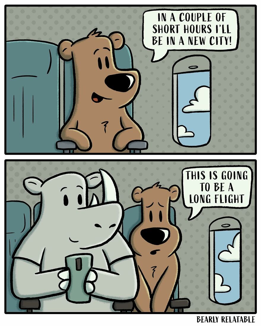 Bearly Relatable Comic