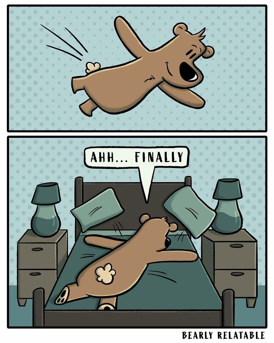 Bearly Relatable Comic