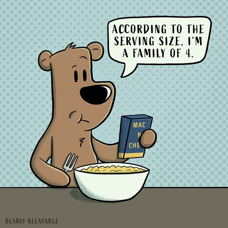 Bearly Relatable Comic