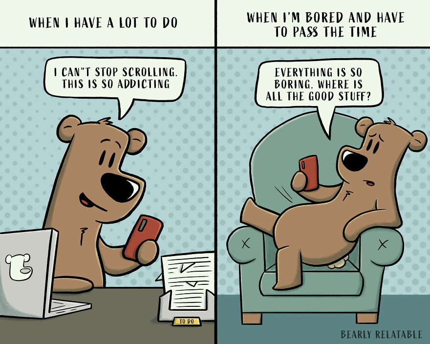 Bearly Relatable Comic