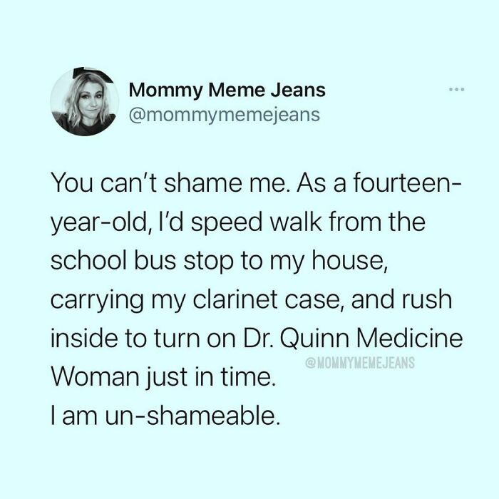 It Felt Like A Good Time To Re-Share This 🤓 To Be Clear, I’ve Hardly Changed At All.
•
follow Me At @mommymemejeans For More ✨