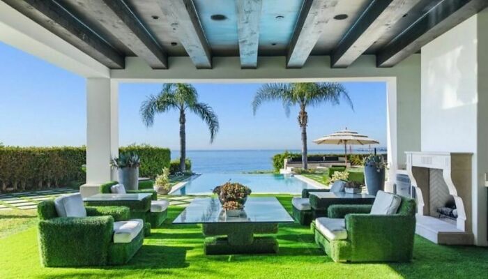 Blew The Upholstery Budget On The Infinity Pool